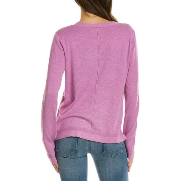 Pink Tartan Pink Clover Cotton Blend Sweater-Size Medium - Picture 4 of 11